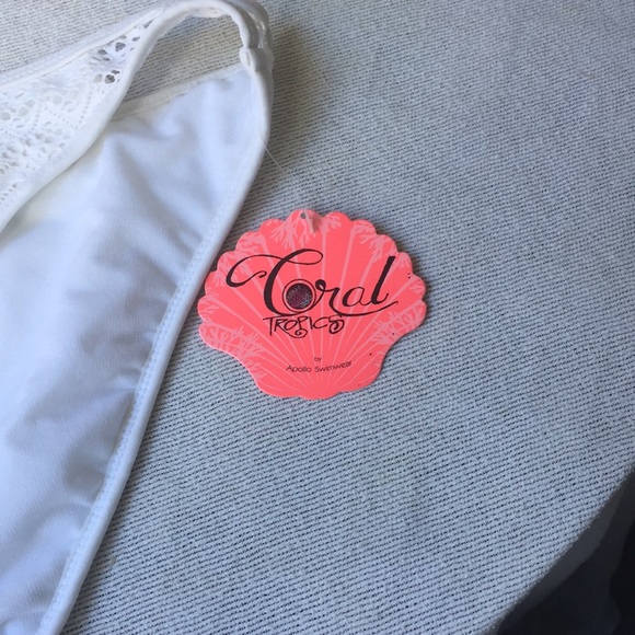 Apollo Swimwear White Bikini. NWT - Picture 2 of 5